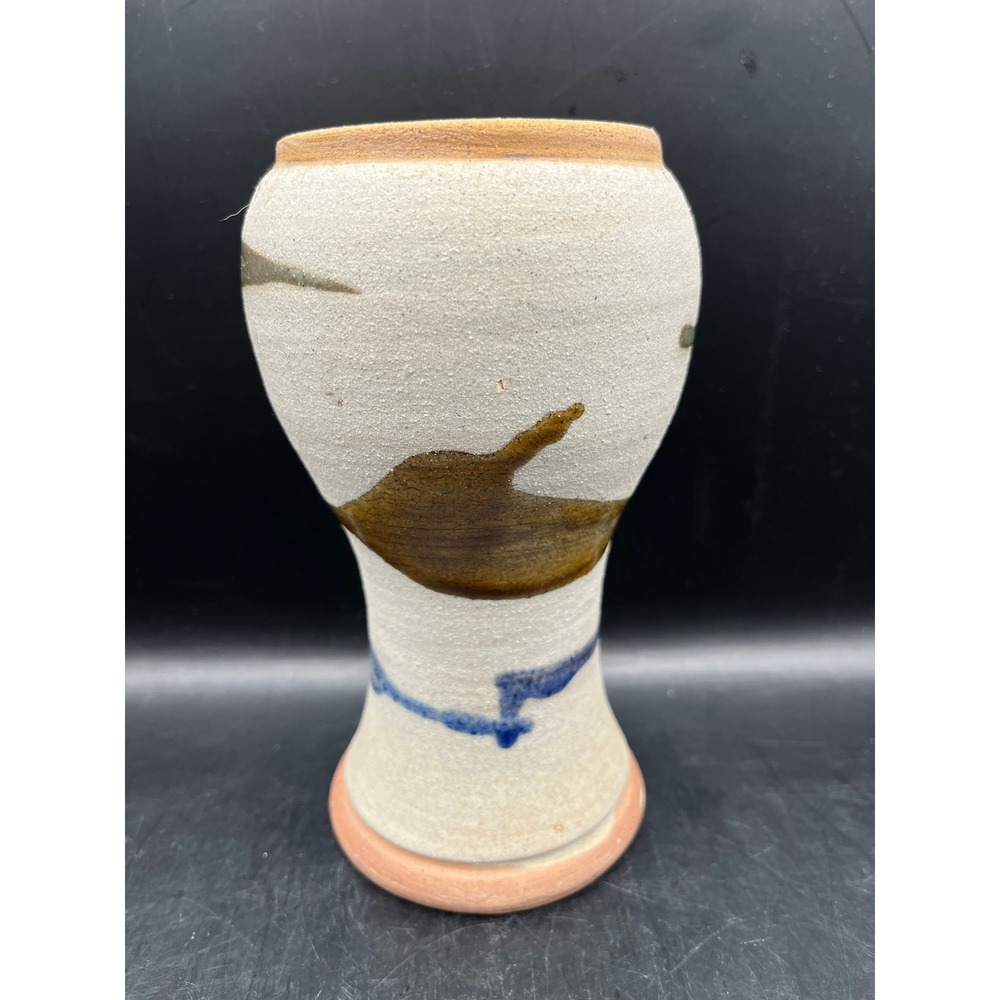 Handmade Art Pottery Tonala Vase Puerto Plata Dominican Republic Decorative 6.5"